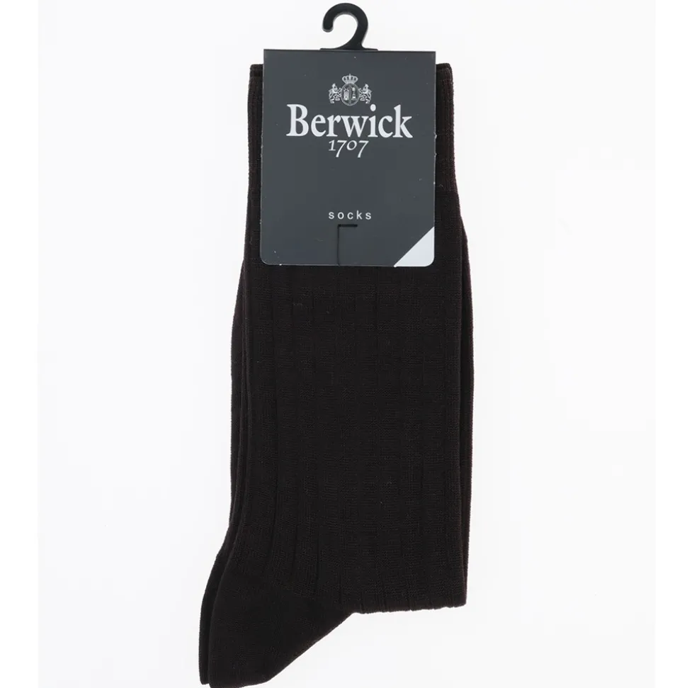Herren Berwick 1707 Herrensocken^9964 SOMMER SOCKEN - BRAUN