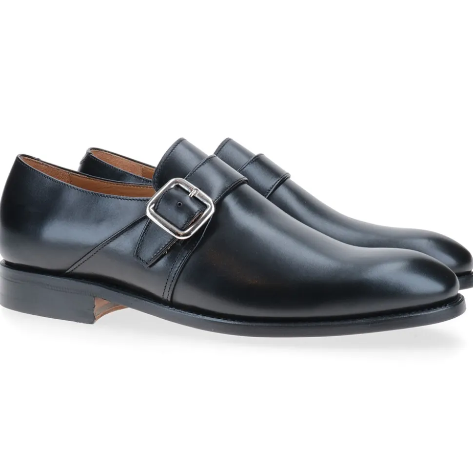 Berwick 1707 Monk^6832-T04 BOX CALF SCHWARZ