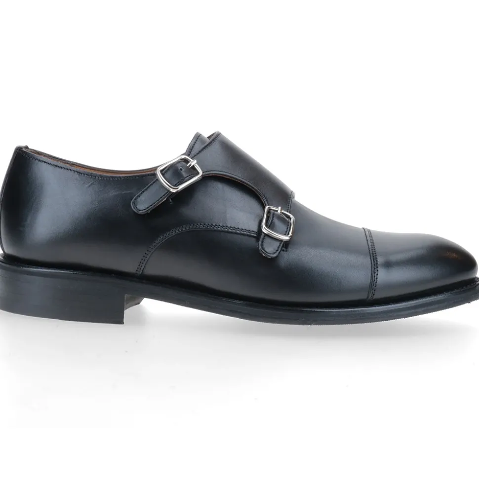 Berwick 1707 Monk^5212-T04 BOX CALF SCHWARZ