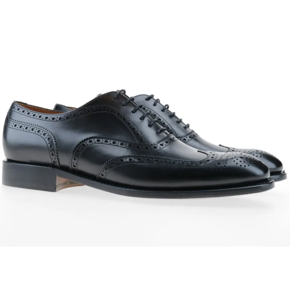 Berwick 1707 Oxford^5451-T04 BOX CALF SCHWARZ