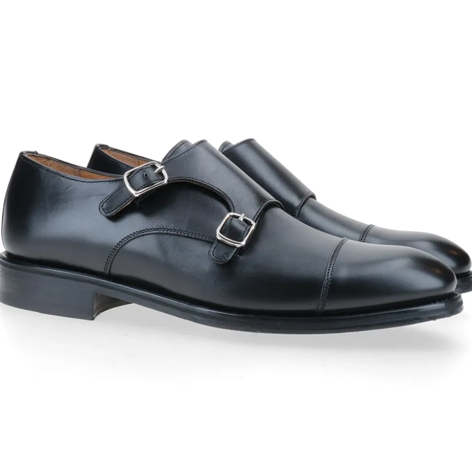 Berwick 1707 Monk^5212-T04 BOX CALF SCHWARZ