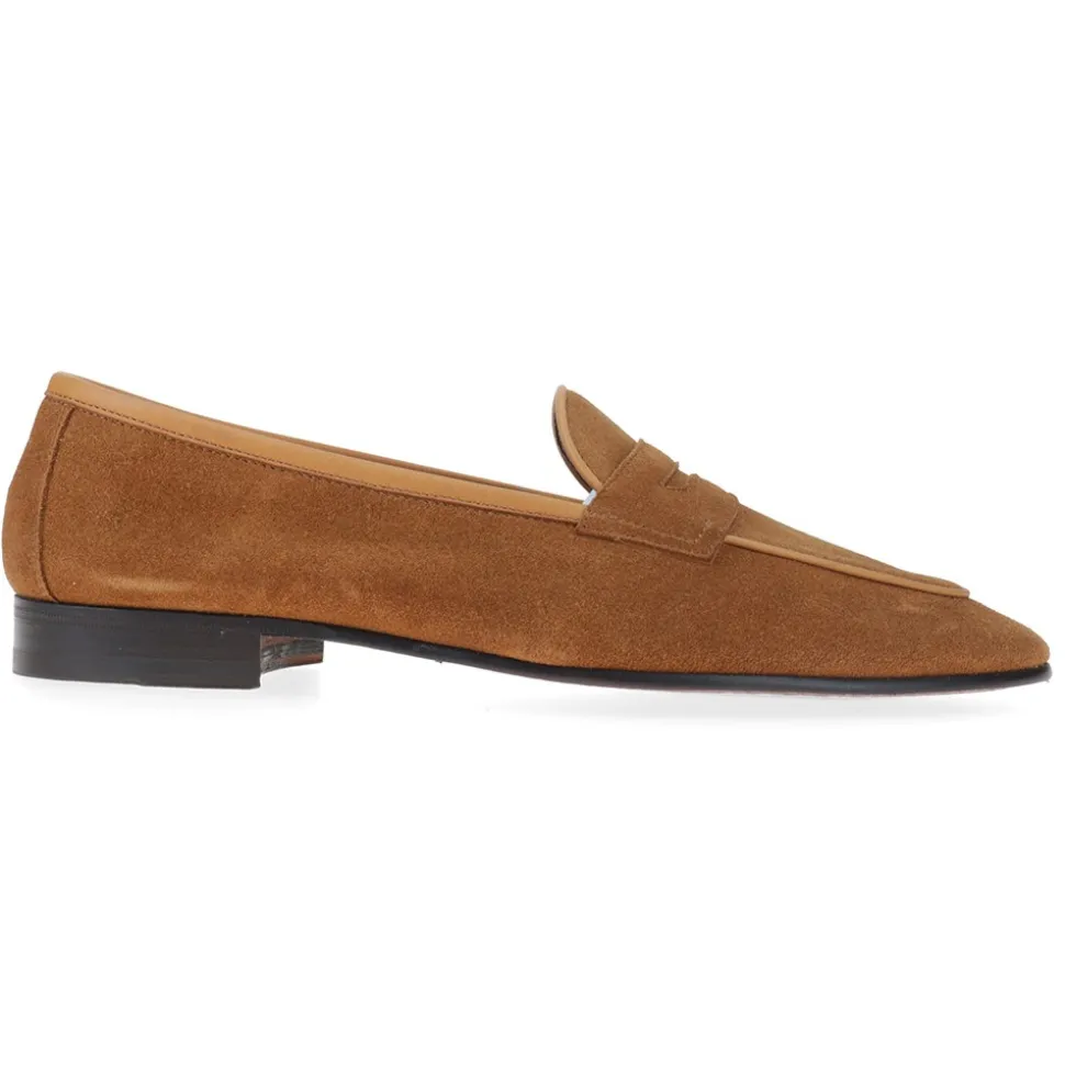 Berwick 1707 Loafer | Blake Stitch^5541-T02 JANUS CALF SNUFF - Ungefüttert