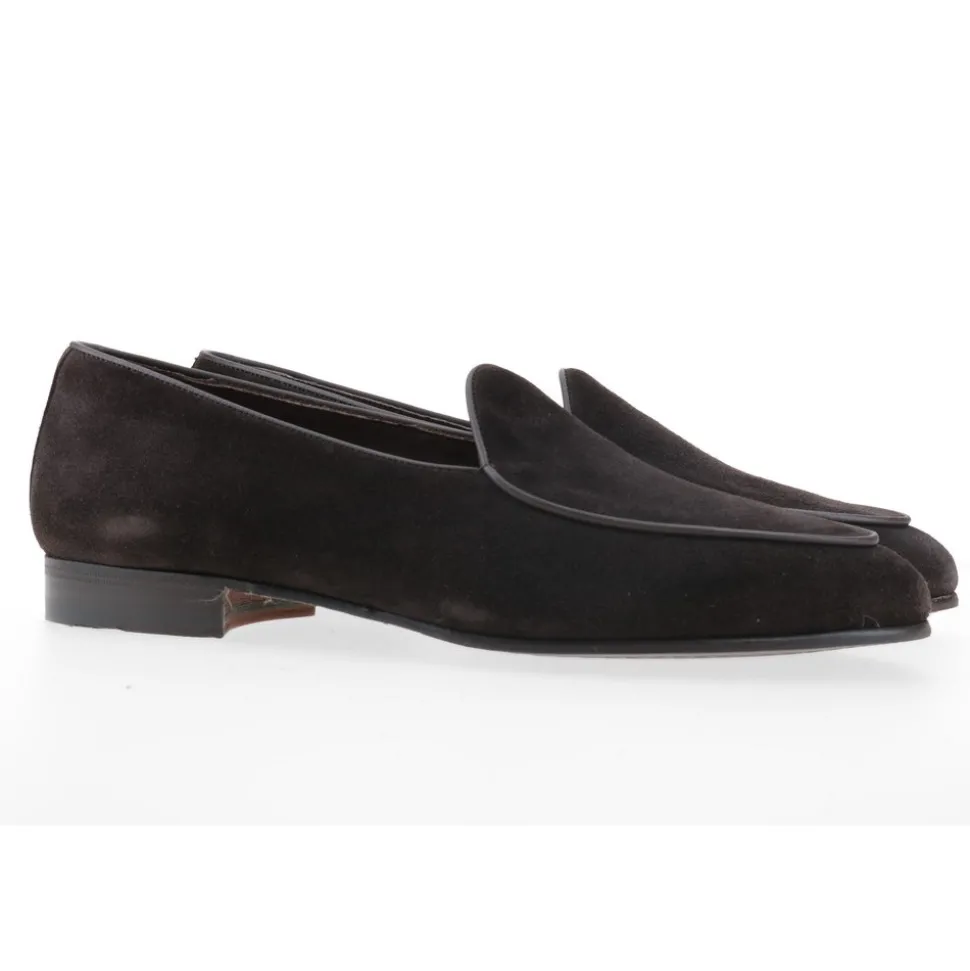 Berwick 1707 Blake Stitch | Loafer^4950-T07 REPELLO CALF DARK PEAT