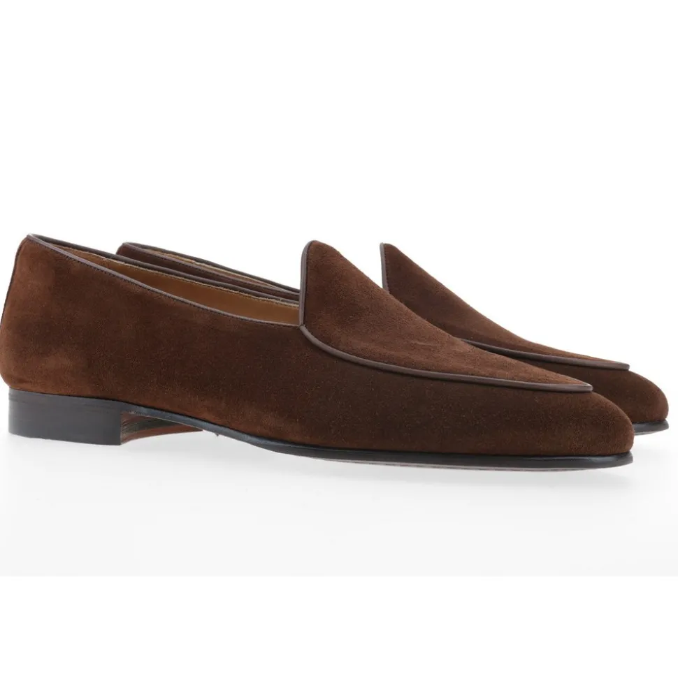 Berwick 1707 Blake Stitch | Loafer^4950-T08 REPELLO CALF SNUFF