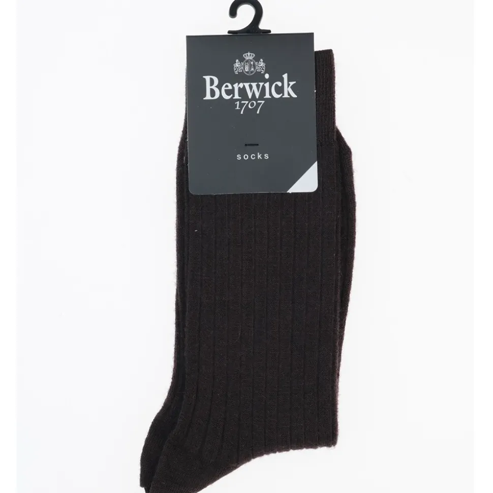 Herren Berwick 1707 Herrensocken^9968 WINTERSOCKEN - DUNKELBRAUNE